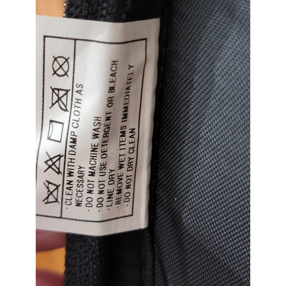 VTG Nike Acg Backpack Bioknx Black & Orange 100% Nylon Adjustable Straps - Picture 8 of 10